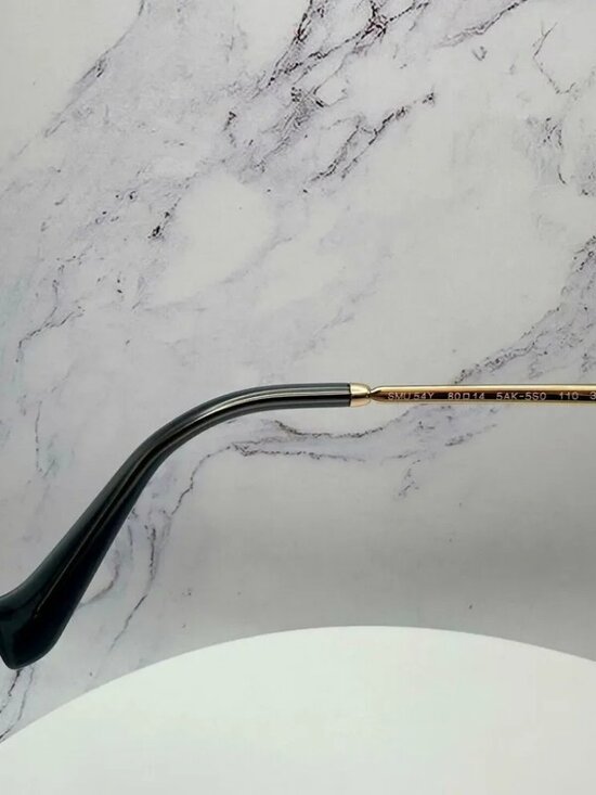 ✨ Miu Miu Rimless Black Sunglasses with Gold Logo main image 13